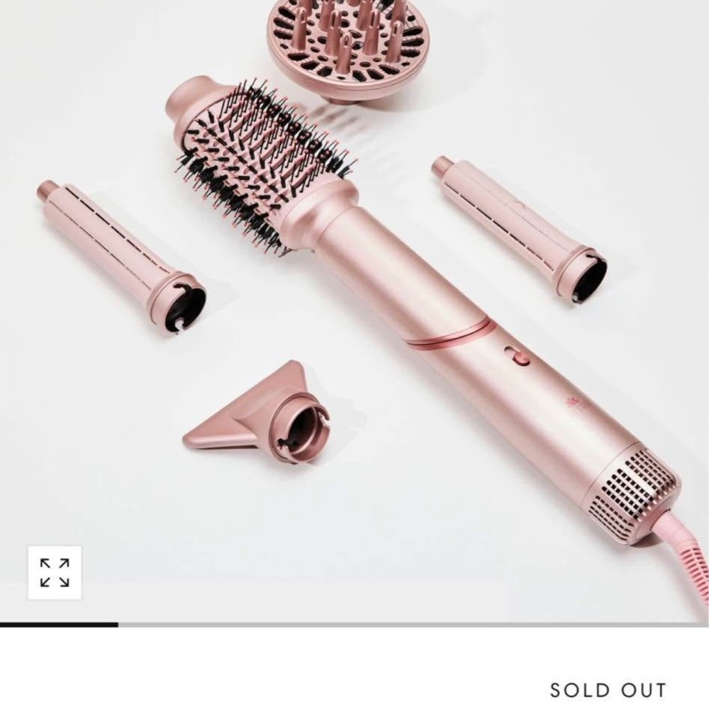 Pink Hair Styling Tool Set